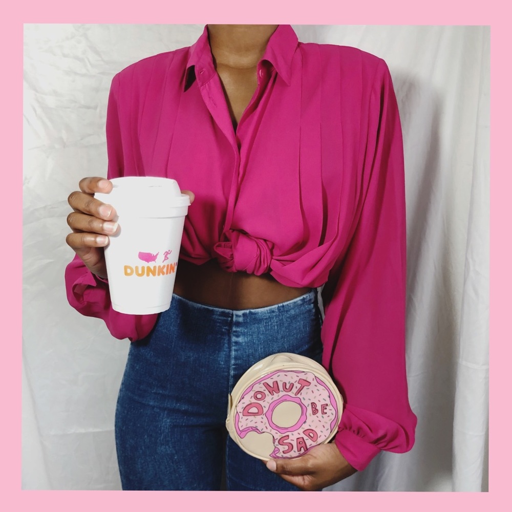 Magenta Amanda Smith vintage blouse